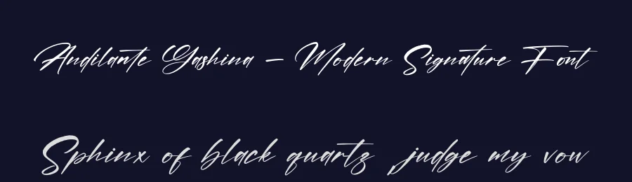 Andilante Gashina – Modern Signature Font by letternity — Script Handwritten Font — thumbnail 2