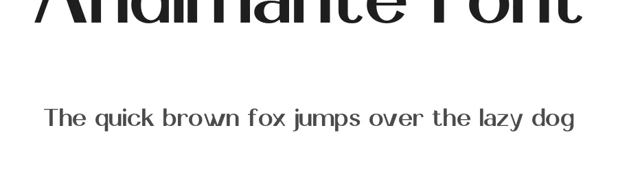 Andimante Font by ibracreative — Sans Serif Font