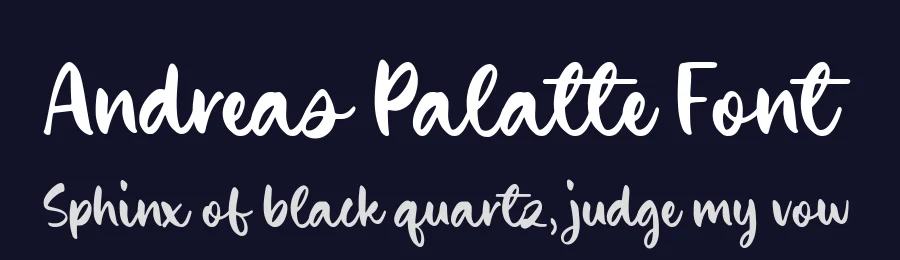Andreas Palatte Font by Timur type — Script Handwritten Font — thumbnail 2
