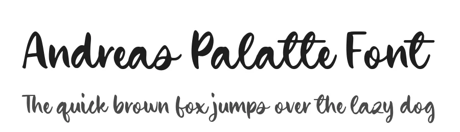 Andreas Palatte Font by Timur type — Script Handwritten Font