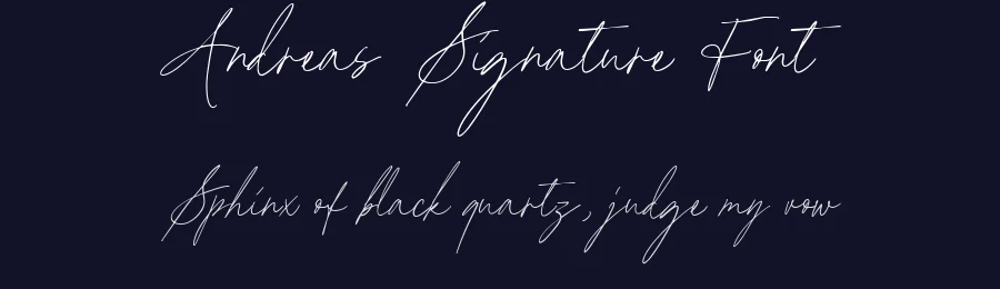 Andreas Signature Font by Letterhend Studio — Script Handwritten Font — thumbnail 2