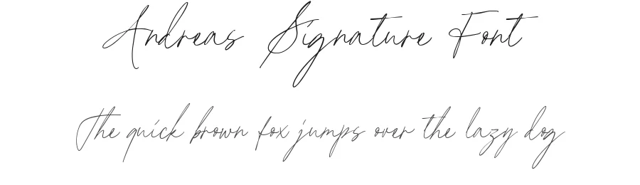 Andreas Signature Font by Letterhend Studio — Script Handwritten Font