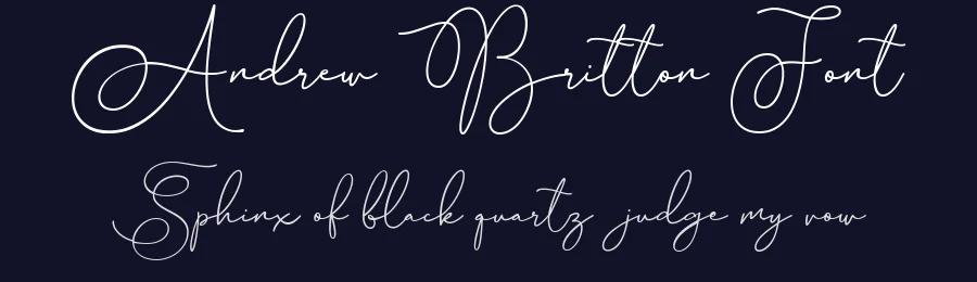 Andrew Britton Font by Flawless And Co — Script Handwritten Font — thumbnail 2