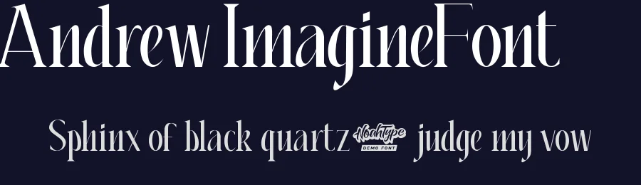 Andrew Imagine Font by noahtype — Display Font — thumbnail 2