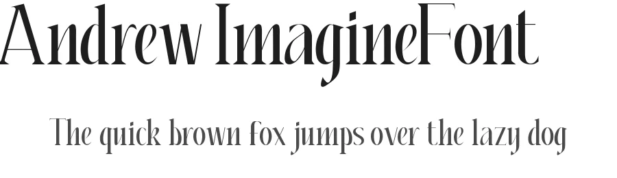 Andrew Imagine Font by noahtype — Display Font