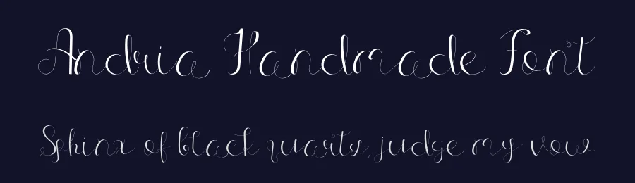 Andria Handmade Font by AnnWay — Script Handwritten Font — thumbnail 2