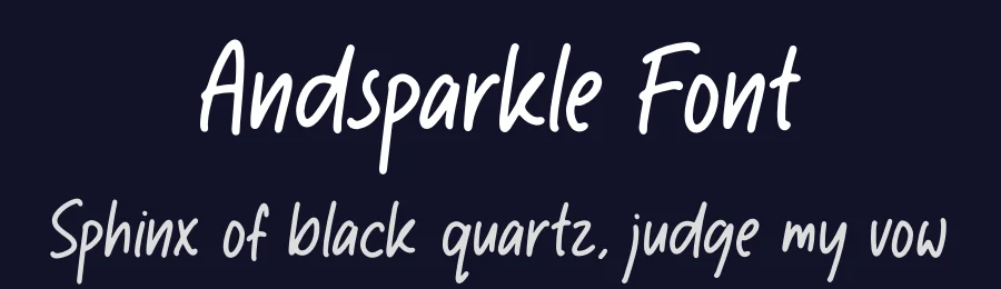 Andsparkle Font by perspectype — Display Font — thumbnail 2
