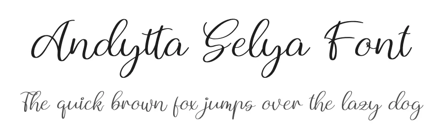 Andytta Selya Font by perspectype — Script Handwritten Font