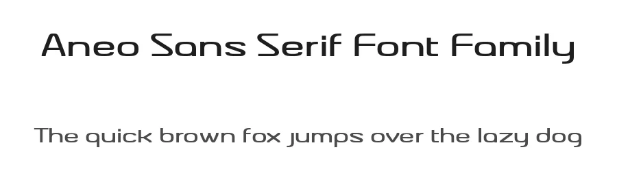 Aneo Sans Serif Font Family by Anastasios Pappas — Sans Serif Font