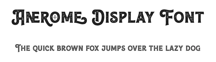 Anerome Display Font by zarmatype — Display Font