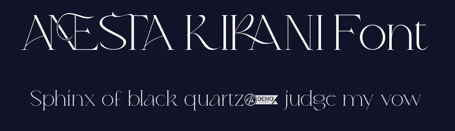 Anesta Kirani Font by nihstudio — Display Font — thumbnail 2