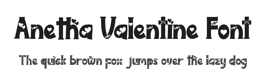 Anetha Valentine Font by Yoga Letter — Display Font