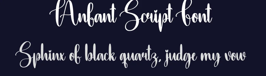 Anfant Script Font by creativeletter — Script Handwritten Font — thumbnail 2
