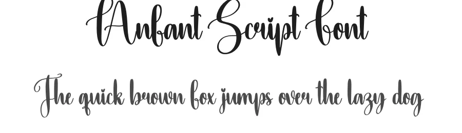 Anfant Script Font by creativeletter — Script Handwritten Font