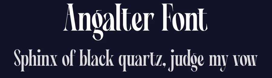 Angalter Font by timelesstype.co — Display Font — thumbnail 2