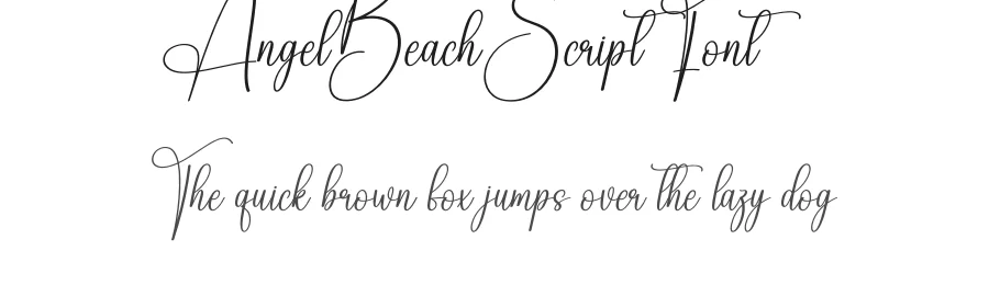 Angel Beach Script Font by creativeletter — Script Handwritten Font