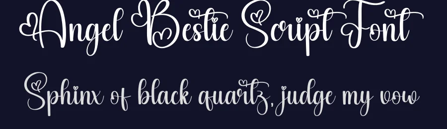 Angel Bestie Script Font by creativeletter — Script Handwritten Font — thumbnail 2