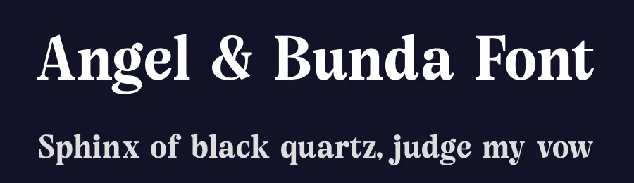 Angel & Bunda Font by timelesstype.co — Display Font — thumbnail 2