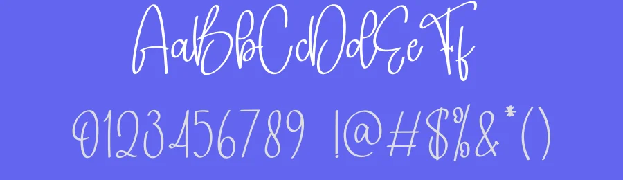 Angel Calligraph – Simple Handwritten Font by creativeletter — Script Handwritten Font — thumbnail 3