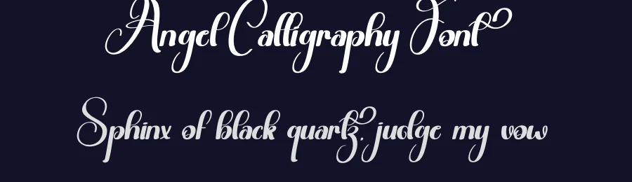 Angel Calligraphy Font by andikastudio — Script Handwritten Font — thumbnail 2