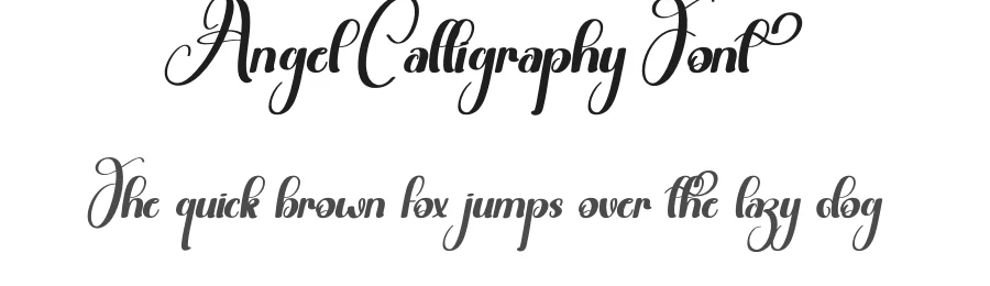 Angel Calligraphy Font by andikastudio — Script Handwritten Font