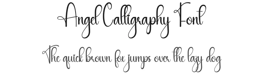 Angel Calligraphy Font by andikastudio — Script Handwritten Font
