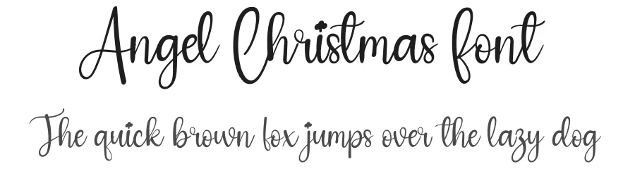 Angel Christmas Font by andikastudio — Script Handwritten Font