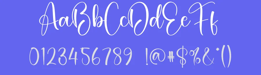Angel Flower Script Font by creativeletter — Script Handwritten Font — thumbnail 3