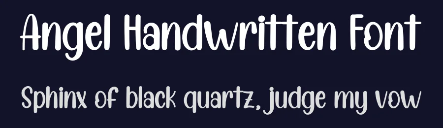 Angel Handwritten Font by inermediaSTUDIO — Display Font — thumbnail 2