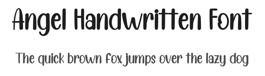 Angel Handwritten Font by inermediaSTUDIO — Display Font