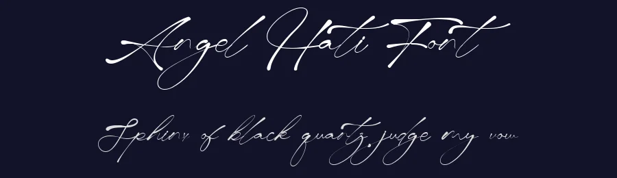 Angel Hati Font by imiftype — Script Handwritten Font — thumbnail 2
