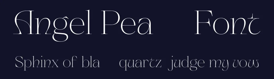 Angel Peach Font by Second Son Radiance — Serif Font — thumbnail 2