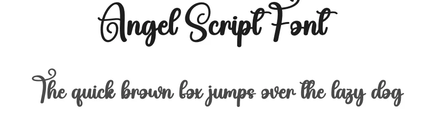 Angel Script Font by creativeletter — Script Handwritten Font