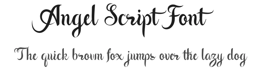 Angel Script Font by Miftahul Arzaq — Script Handwritten Font