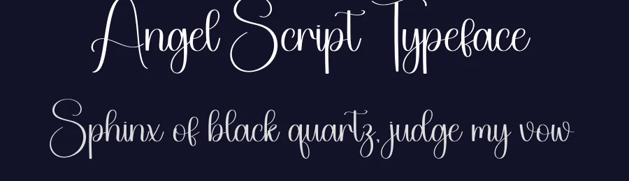 Angel Script Typeface by creativeletter — Script Handwritten Font — thumbnail 2