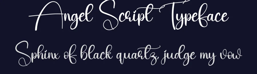 Angel Script Typeface by creativeletter — Script Handwritten Font — thumbnail 2