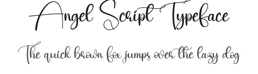 Angel Script Typeface by creativeletter — Script Handwritten Font