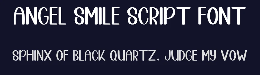 Angel Smile Script Font by inermediaSTUDIO — Display Font — thumbnail 2