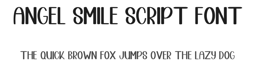 Angel Smile Script Font by inermediaSTUDIO — Display Font