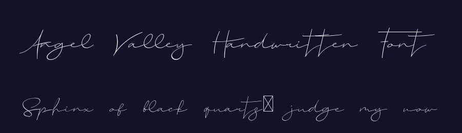 Angel Valley Handwritten Font by edricstudio — Script Handwritten Font — thumbnail 2