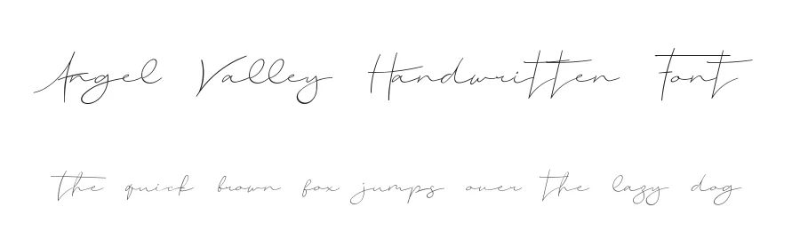 Angel Valley Handwritten Font by edricstudio — Script Handwritten Font