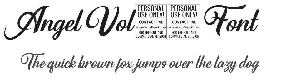 Angel Vol.2 Font by Miftahul Arzaq — Script Handwritten Font