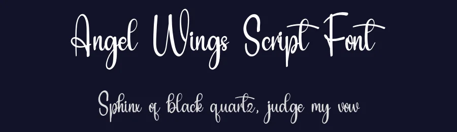 Angel Wings Script Font by inermediaSTUDIO — Script Handwritten Font — thumbnail 2