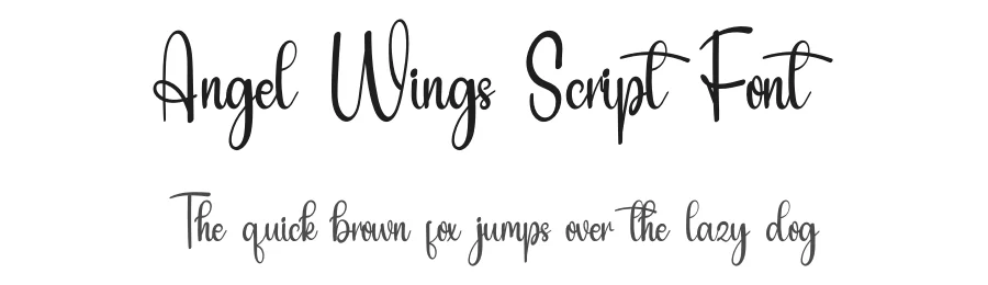 Angel Wings Script Font by inermediaSTUDIO — Script Handwritten Font