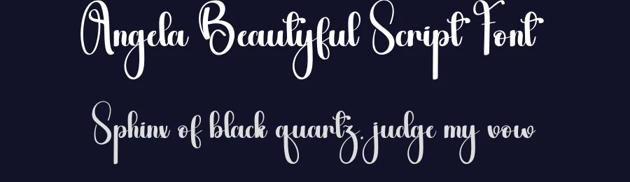 Angela Beautyful Script Font by andikastudio — Script Handwritten Font — thumbnail 2