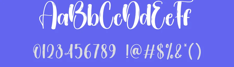 Angela Brush Font by creativeletter — Script Handwritten Font — thumbnail 3