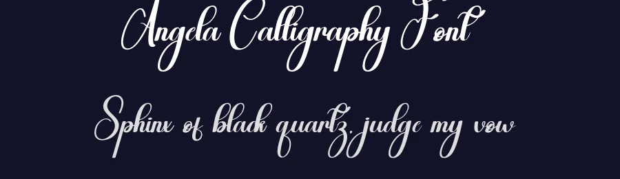 Angela Calligraphy Font by andikastudio — Script Handwritten Font — thumbnail 2