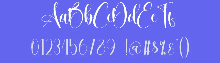Angela Calligraphy Font by creativeletter — Script Handwritten Font — thumbnail 3