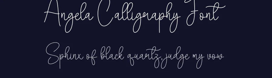 Angela Calligraphy Font by andikastudio — Script Handwritten Font — thumbnail 2