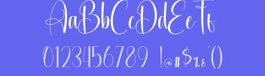 Angela Calligraphy Font by creativeletter — Script Handwritten Font — thumbnail 3